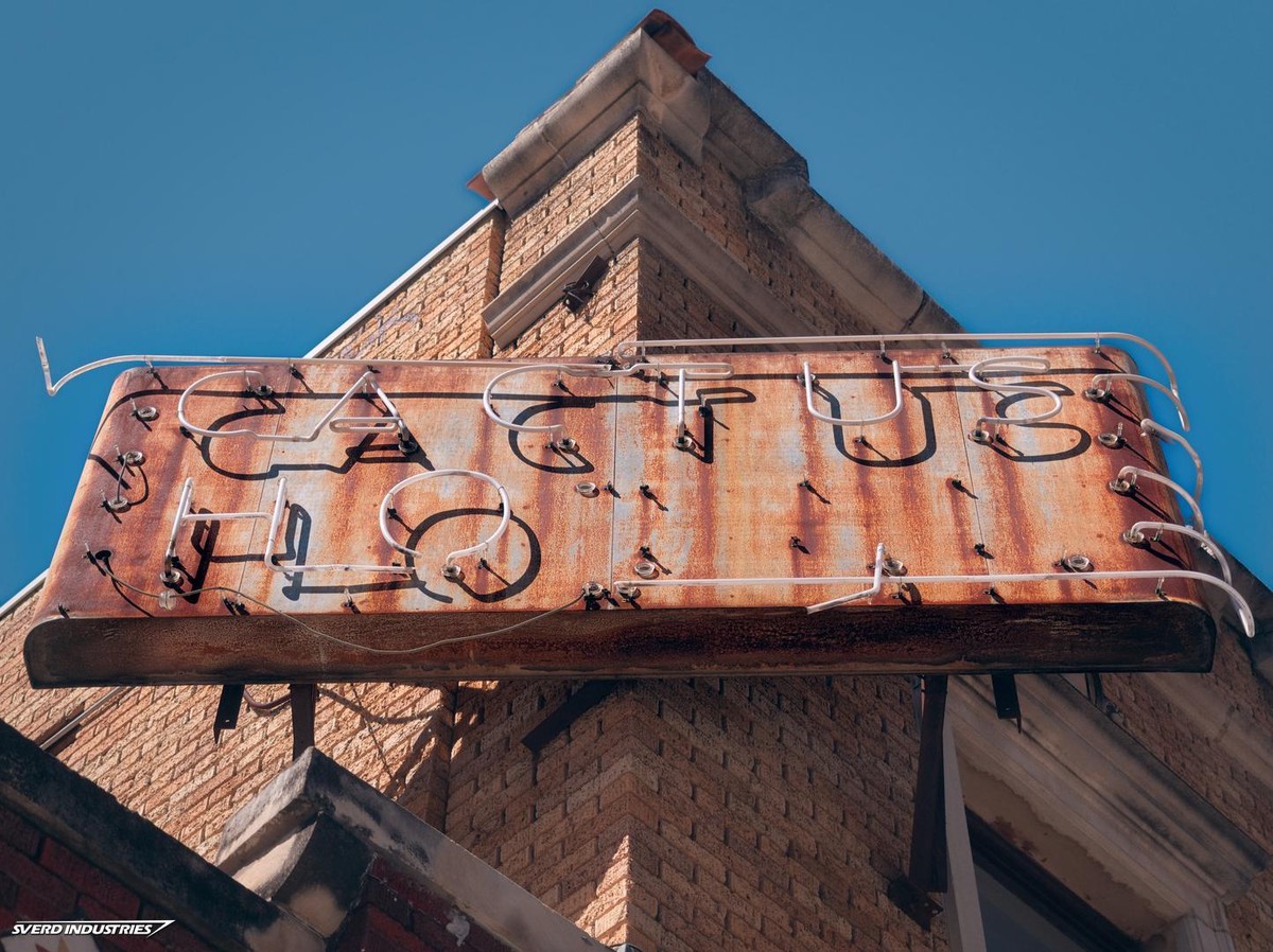 Weathered Cactus Sign