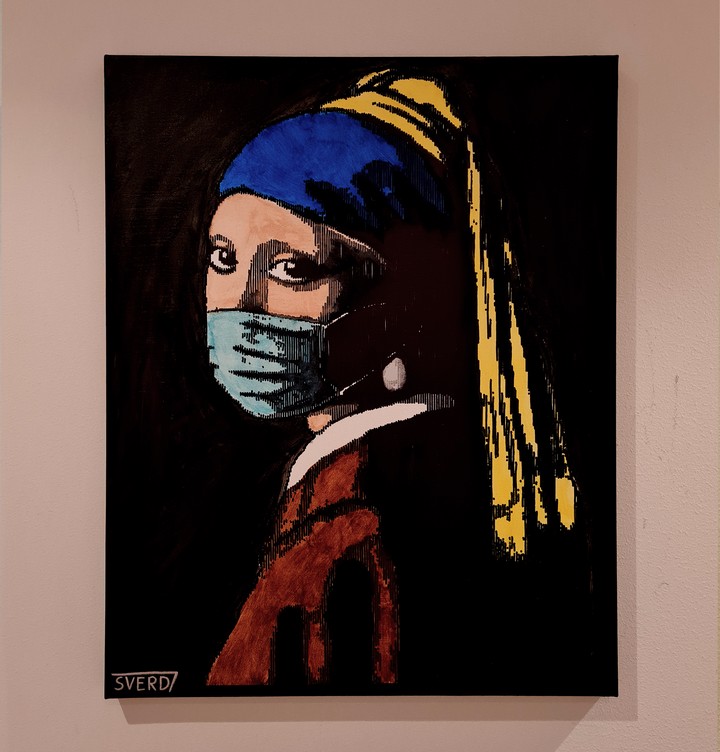 Girl With Face Mask